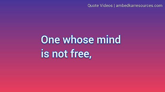 Freedom of Mind Quote Video (text in motion)